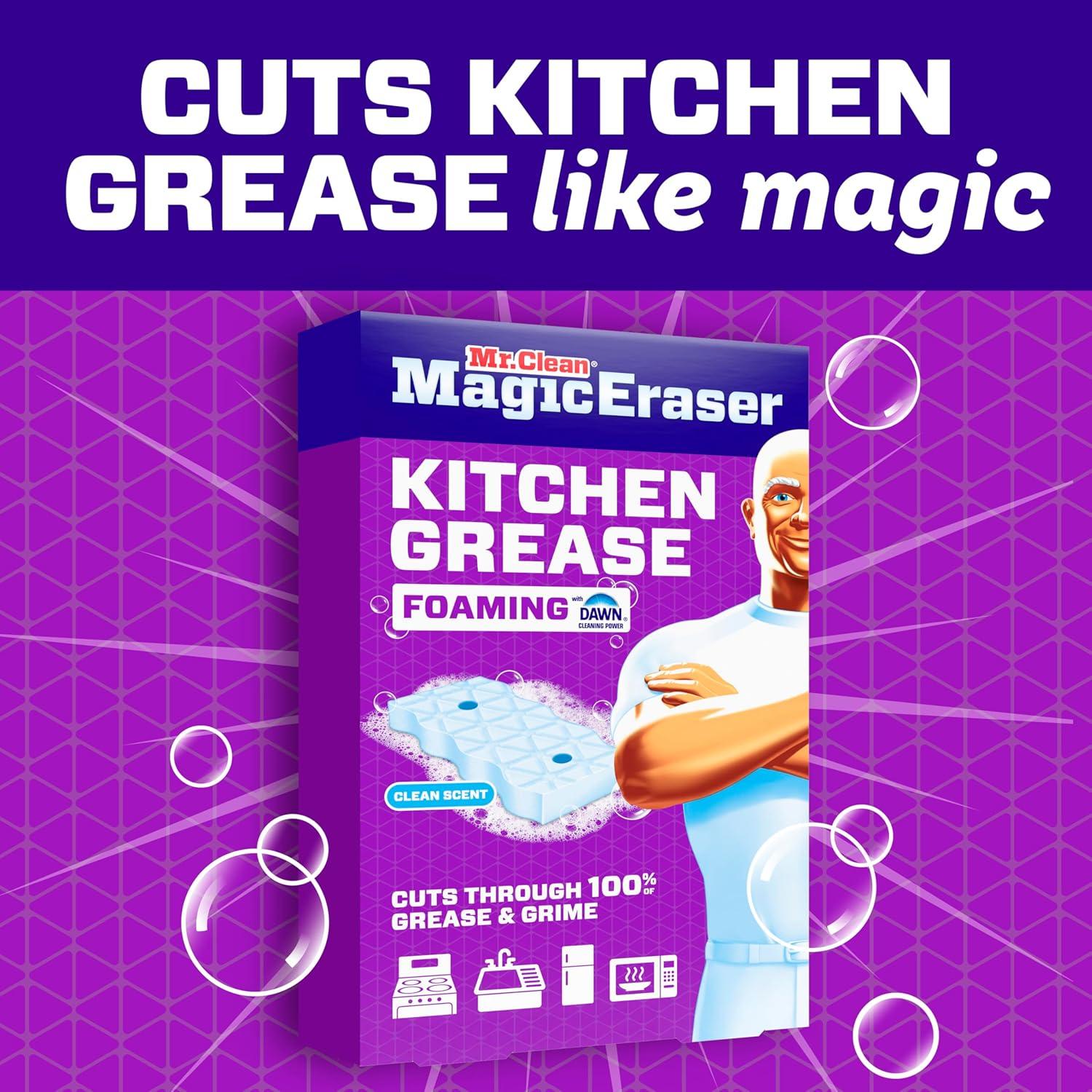 image:imageMr Clean Magic Eraser Foaming Sponge All Purpose Cleaner Dawn Cleaning Power Wall Cleaner Sneaker Cleaner Oven Cleaner Kitchen Bathroom Shower Cleaning Supplies Scrubber Ultra Foamy 5ctUpgraded Version