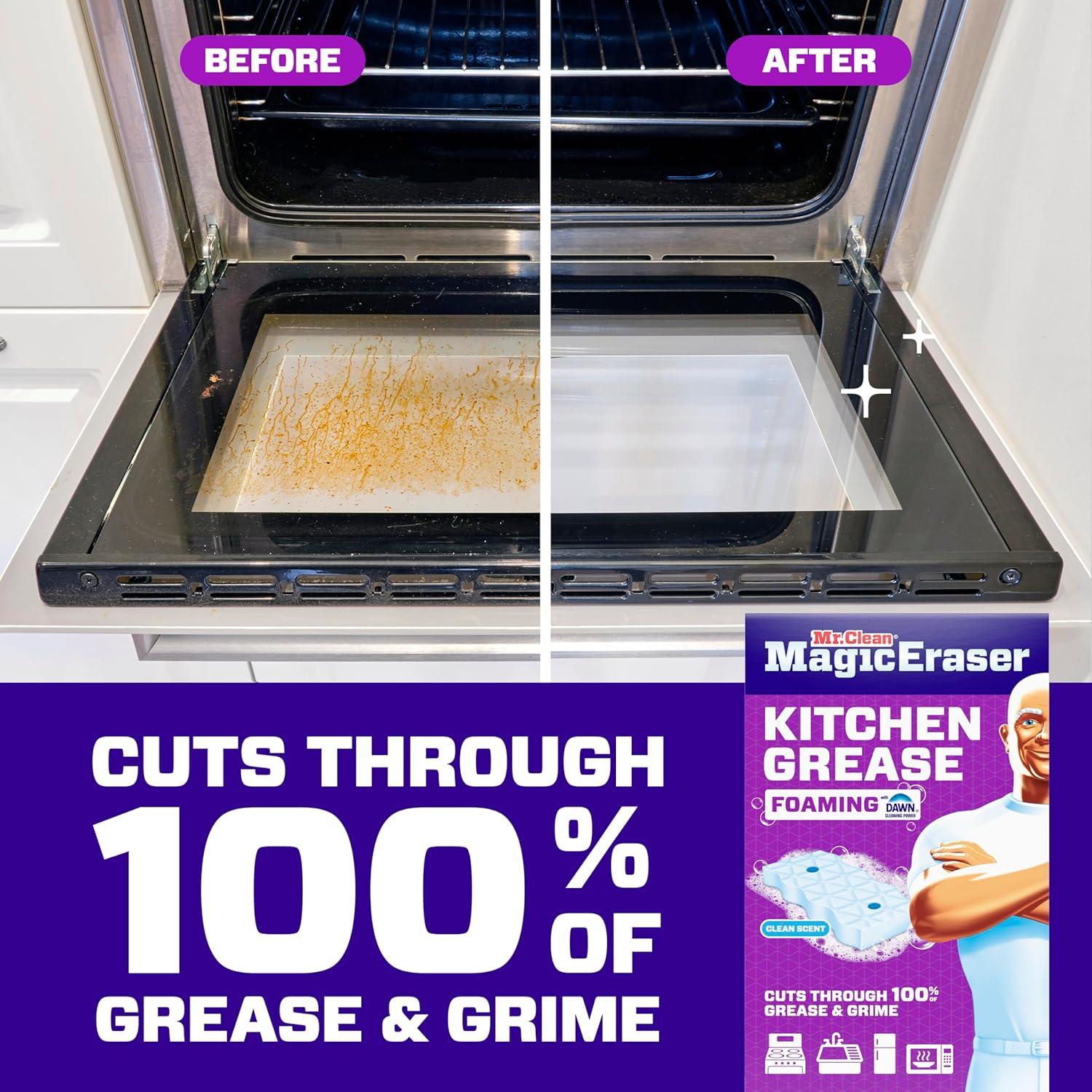 image:imageMr Clean Magic Eraser Foaming Sponge All Purpose Cleaner Dawn Cleaning Power Wall Cleaner Sneaker Cleaner Oven Cleaner Kitchen Bathroom Shower Cleaning Supplies Scrubber Ultra Foamy 5ctUpgraded Version