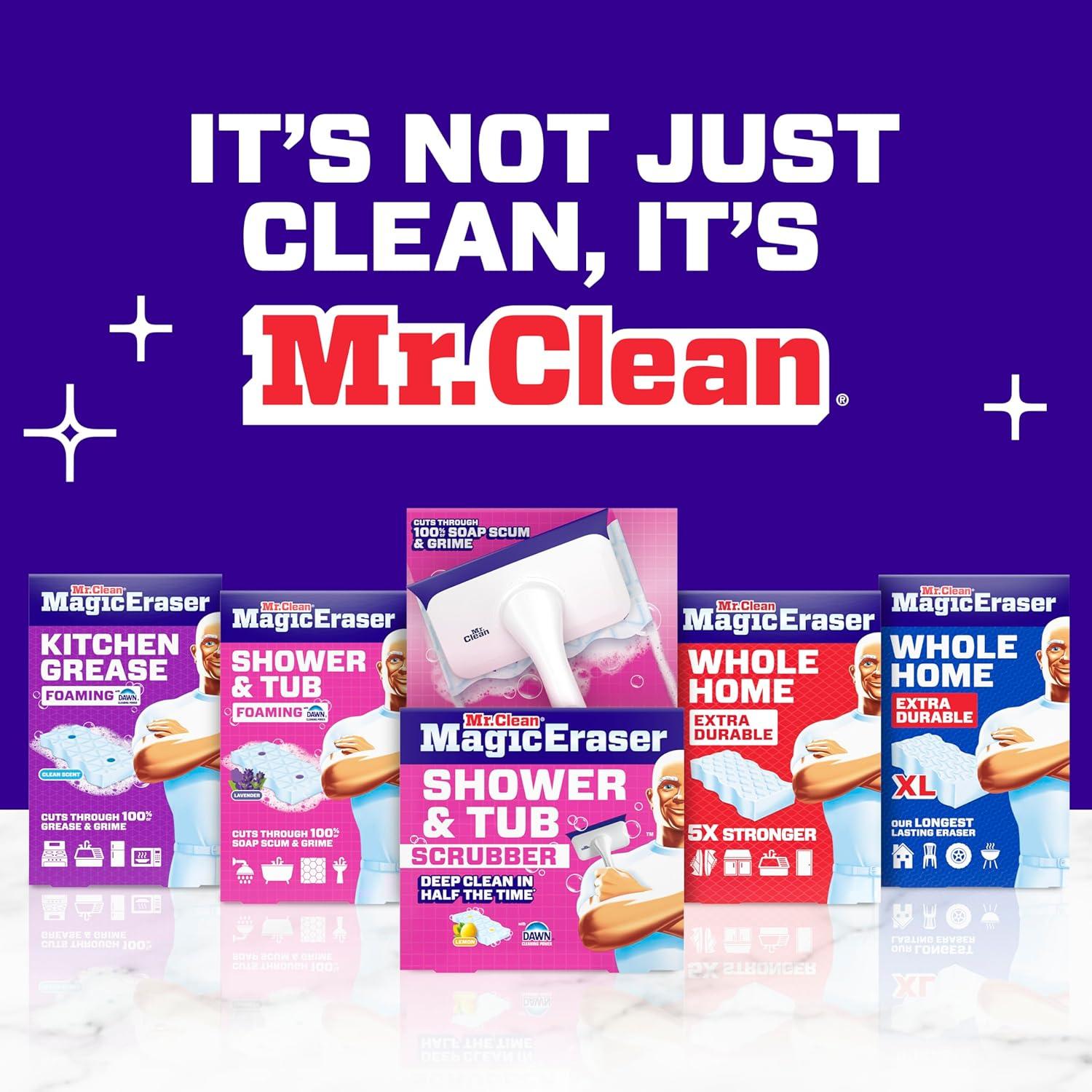 image:imageMr Clean Magic Eraser Foaming Sponge All Purpose Cleaner Dawn Cleaning Power Wall Cleaner Sneaker Cleaner Oven Cleaner Kitchen Bathroom Shower Cleaning Supplies Scrubber Ultra Foamy 5ctUpgraded Version