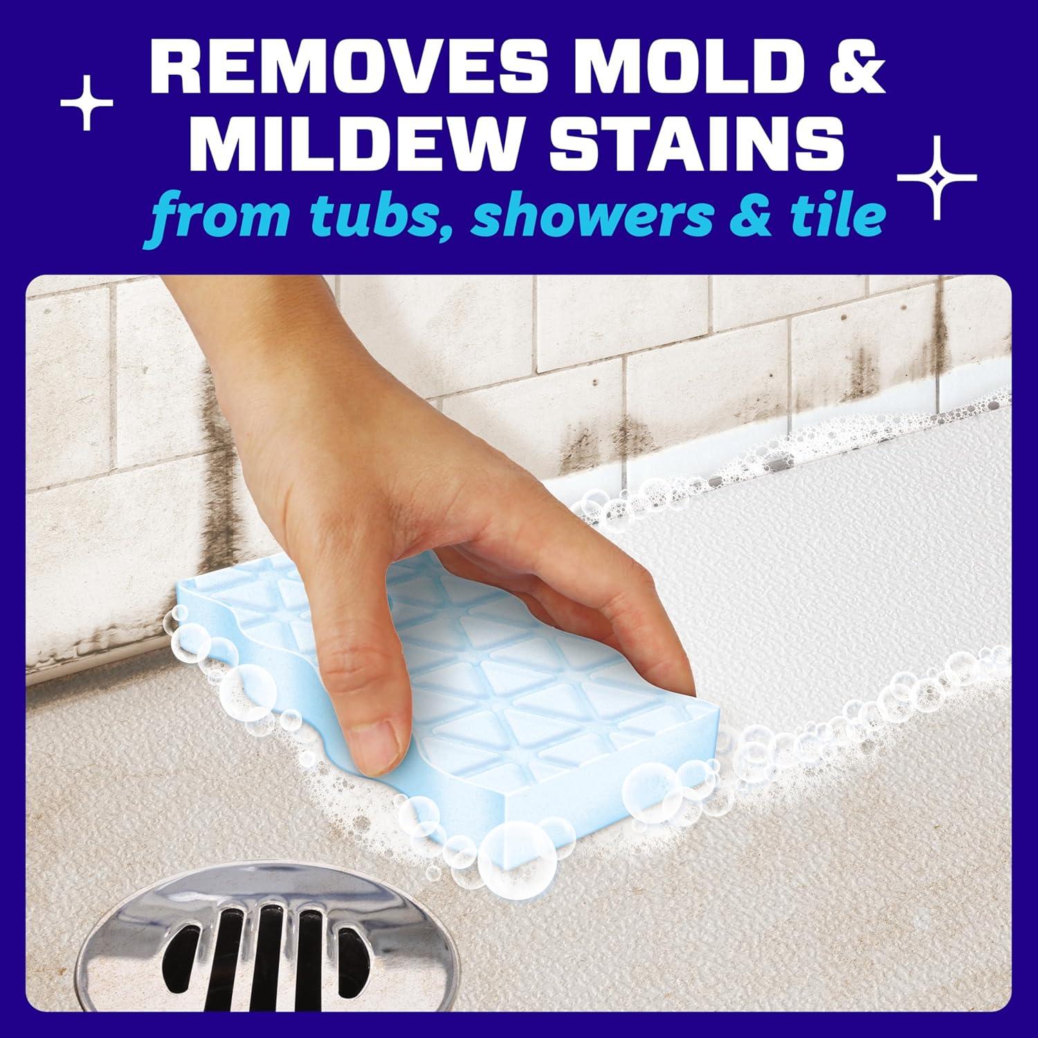 image:imageMr Clean Magic Eraser Sponge Bathroom Cleaner Shower Cleaner Tub Cleaner Soap Scum Remover Bathroom Cleaning Supplies Dawn Cleaning Power with Lemon Scent 2 in 1 Bath 5ctOriginal Version