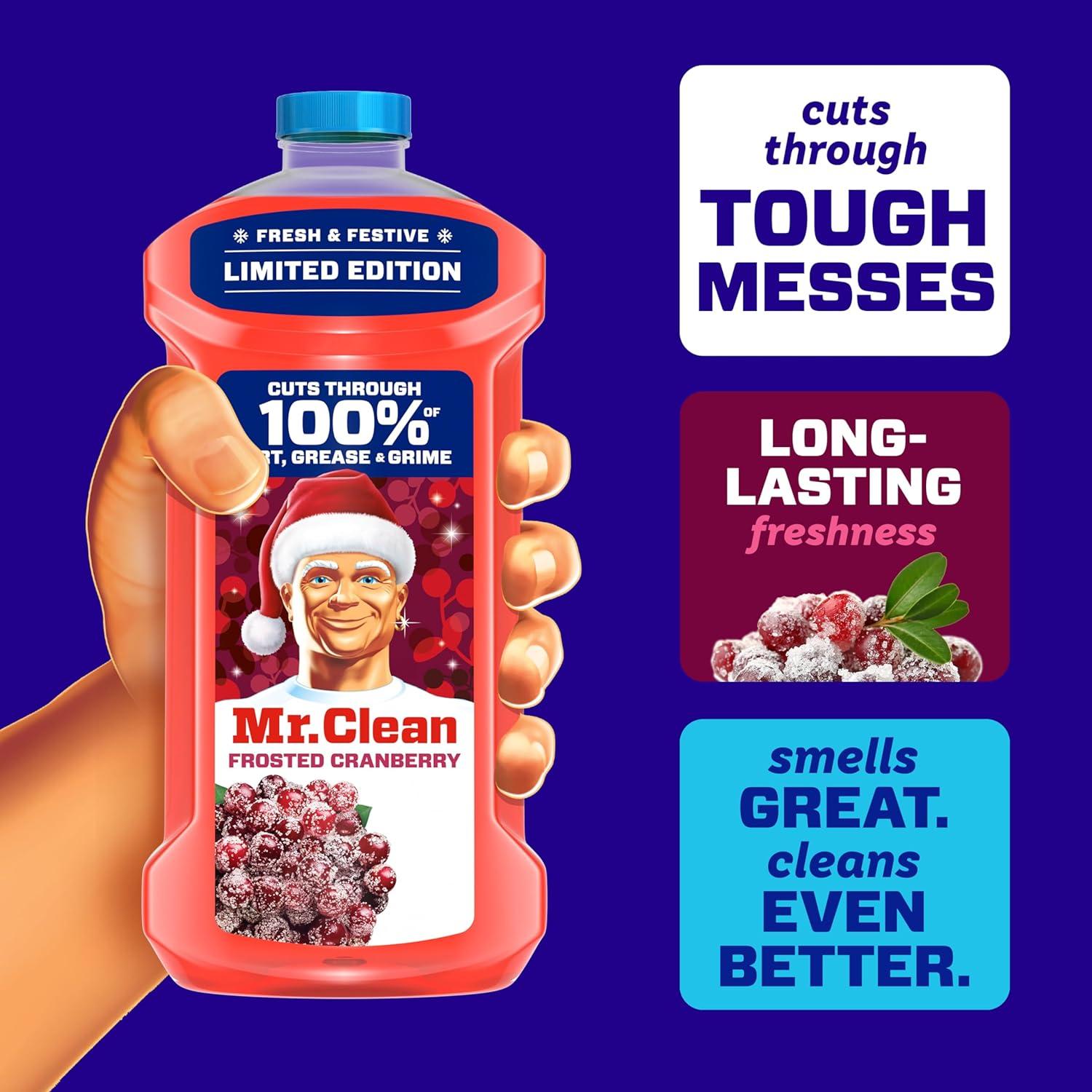 image:imageMr Clean All Purpose Cleaner Cleaning Liquid Frosted Cranberry 41oz