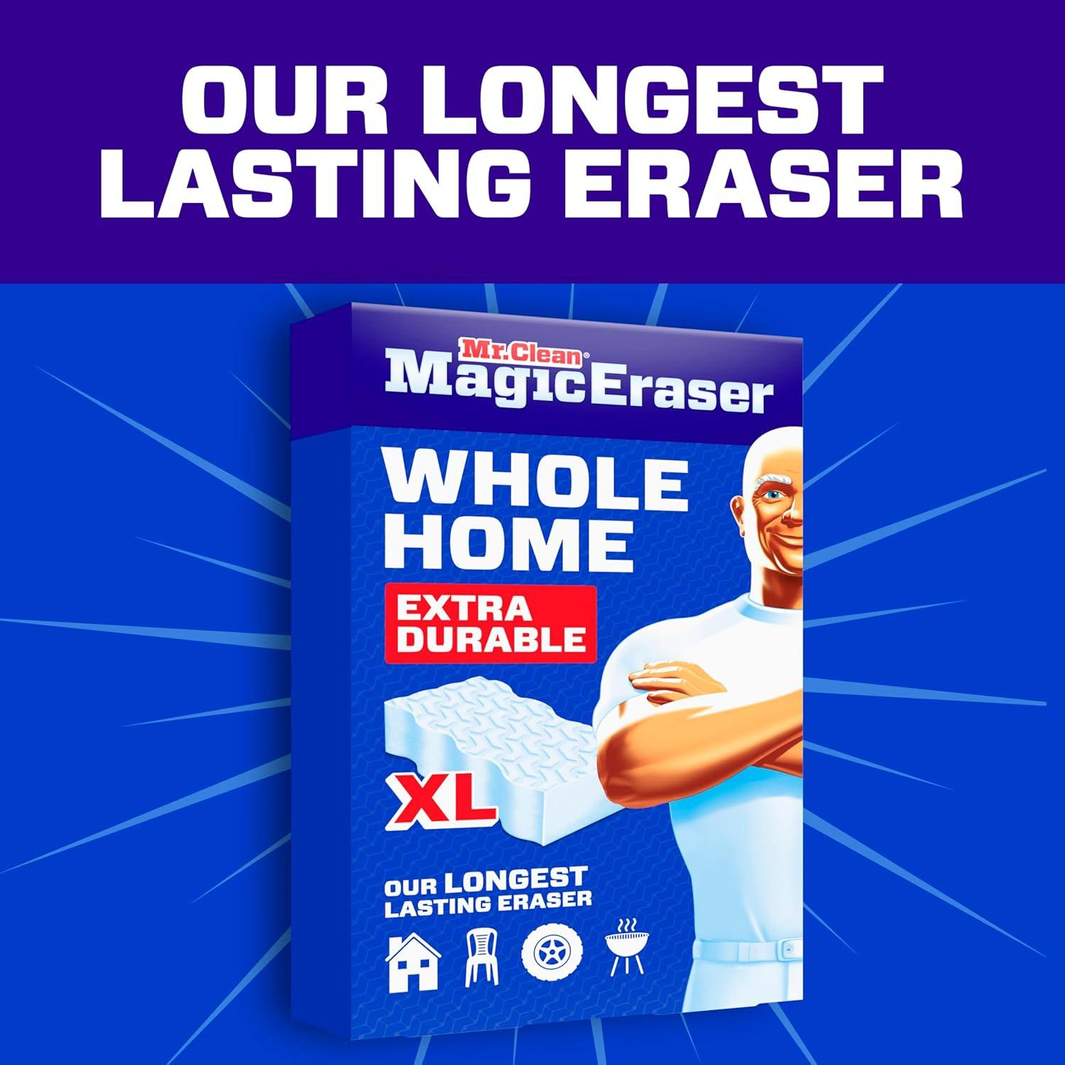 image:imageMr Clean Magic Eraser Sponge All Purpose Cleaner Long Lasting Cleaning Scrubber Wall Cleaner Sneaker Cleaner Oven Cleaner Kitchen Bathroom Shower Cleaning Supplies Ultra Thick 5ctUpgraded Version