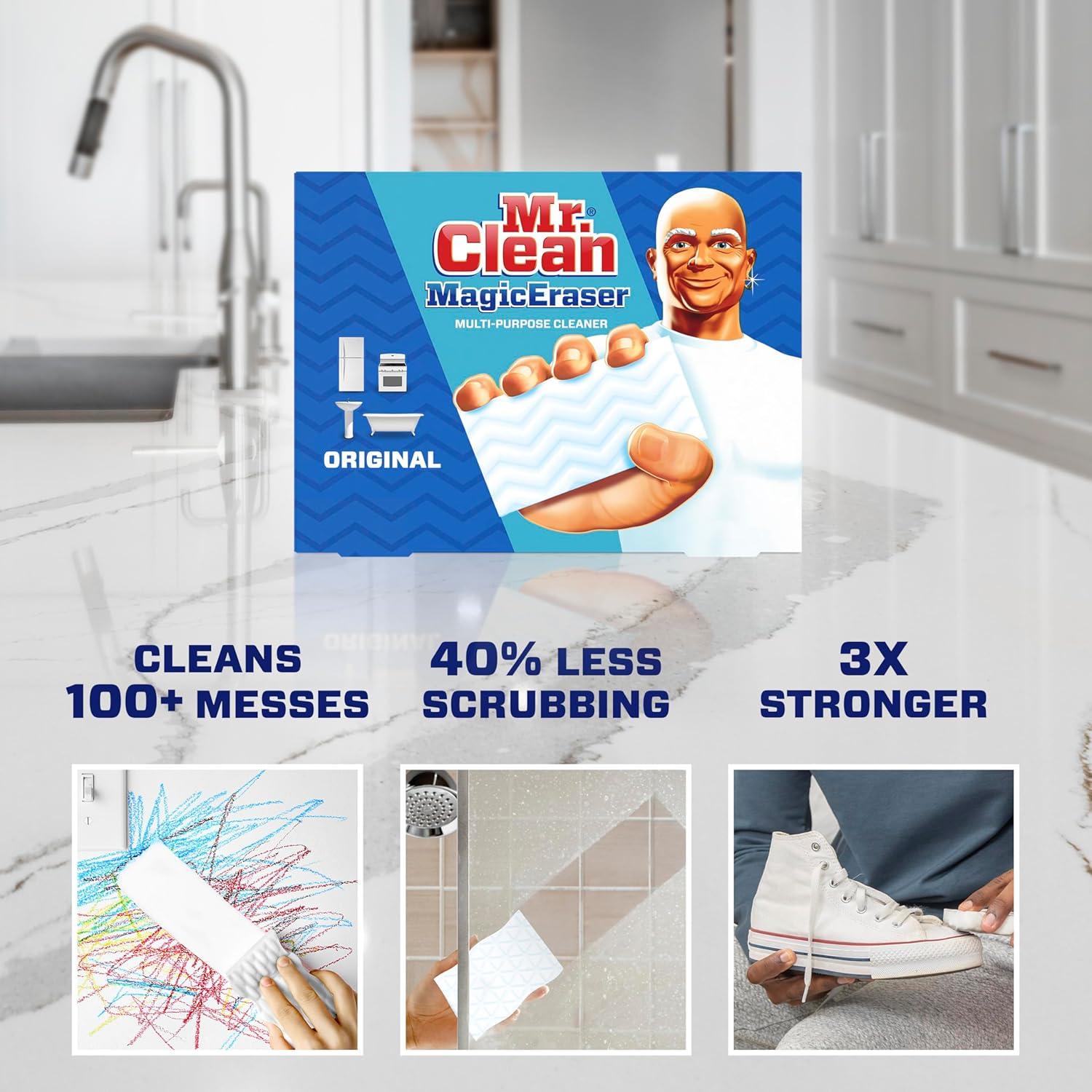 image:imageMr Clean Original Magic Eraser Cleaning Pads with Durafoam 19 Count1 Count Pack of 19