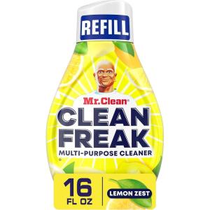 Mr. Clean, Deep Cleaning Mist Multi-Surface Spray, Lemon Zest Scent Refill, 1 Count, 16 Fl Ounce(Lemon)
