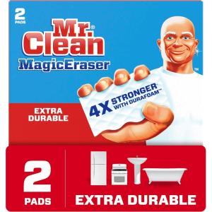 Mr. Clean Magic Eraser, Extra Power, 2 Ct(2 Count (Pack of 1))